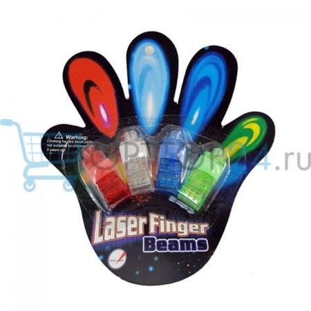 Комплект фонариков на пальцы Laser Finger Beams оптом