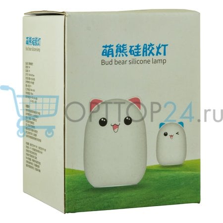 Ночник-лампа Bud bear silicone lamp оптом