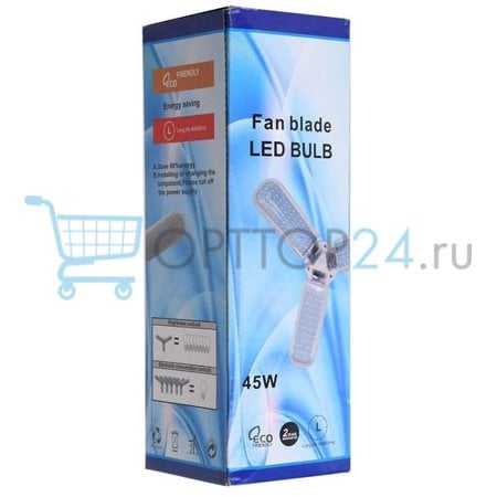 Складная светодиодная лампа Fan Blade led bulb оптом