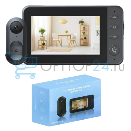 Умный дверной видеозвонок 2.4G Smart Home Video Doorbell оптом